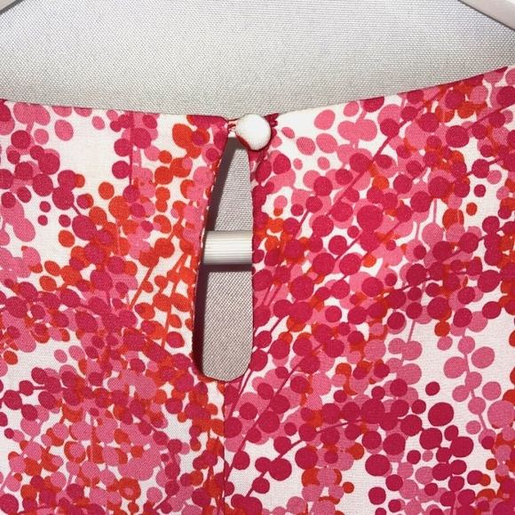 Boden Ravello silk viscose printed short sleeve blouse - Picture 3 of 5